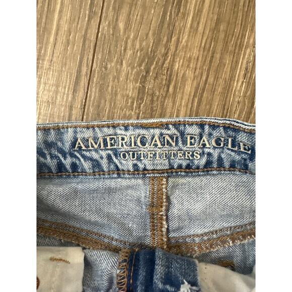 American Eagle Denim Skirt, Distressed, Size 0 - Picture 5 of 8